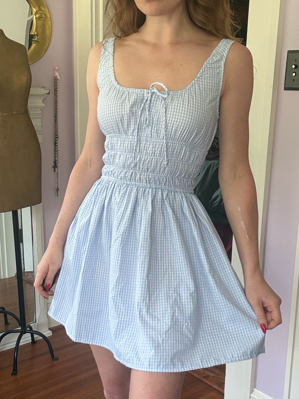 Sim & Sam Gingham Cotton Sundress